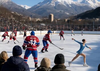 Revivez l'année du hockey et du patinage à travers les images de Grenoble, Texier à Montréal, Aymoz au sommet.