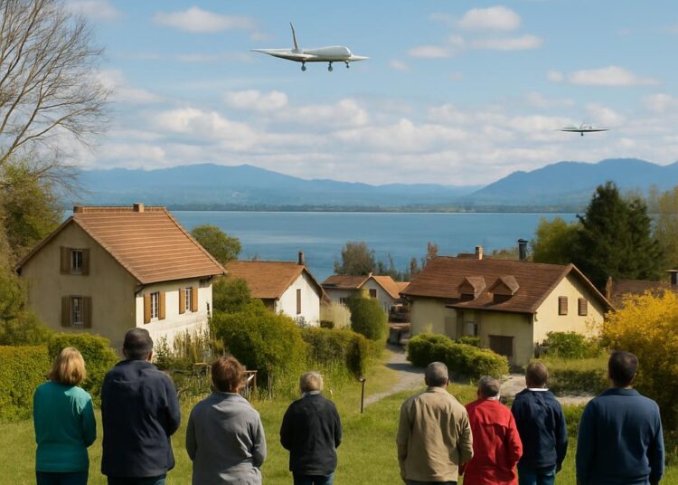 Nernier. Les habitants proches de l’aéroport de Genève restent engagés.