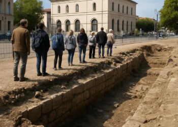 Romans-sur-Isère : Histoire d'un objet, le fossé de la place Jules-Nadi