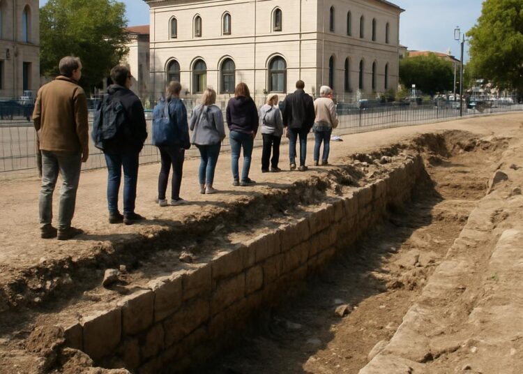 Romans-sur-Isère : Histoire d'un objet, le fossé de la place Jules-Nadi