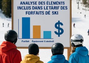 Analyse des éléments inclus dans le tarif des forfaits de ski.