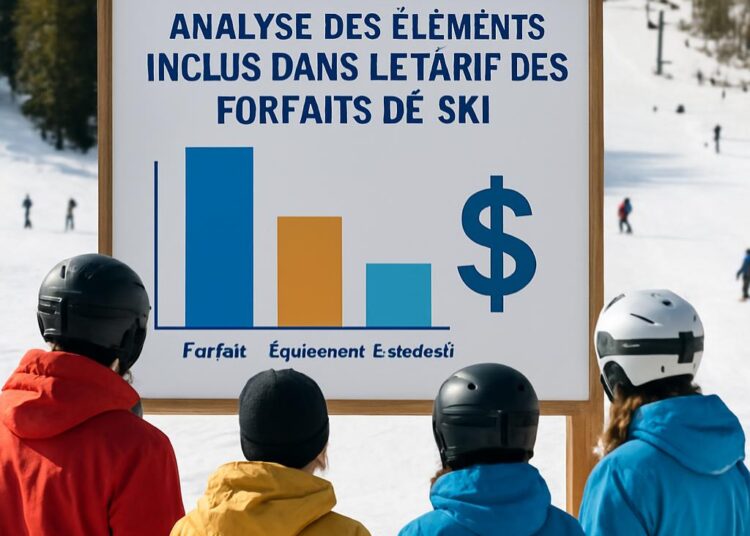 Analyse des éléments inclus dans le tarif des forfaits de ski.