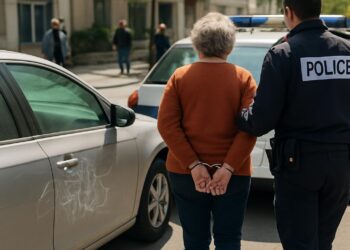 Margès : une femme de soixante ans arrêtée pour dégradation de voitures.
