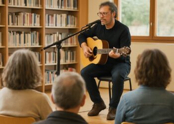 Éric Ghiglione se produira en solo à la médiathèque d'Aouste-sur-Sye le 5 février.