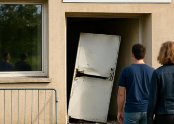 Cambriolage d'un club sportif à Saint-Maurice-l'Exil : porte enfoncée.
