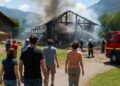 Haute-Savoie : une solidarité remarquable suite à l'incendie d'une ferme.