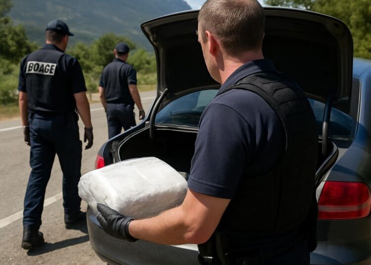 Hautes-Alpes : saisie de 1,1 kg de cocaïne dans une voiture d'un Albanais.