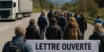 Lettre ouverte sur la lutte contre le transit routier excessif en Alpes.