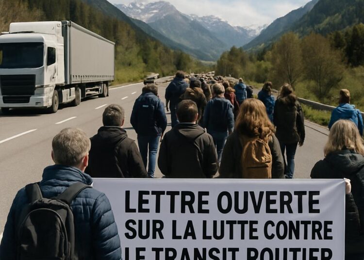 Lettre ouverte sur la lutte contre le transit routier excessif en Alpes.