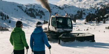 Écologie : Les stations de ski visent une baisse de 90 % des émissions de CO2 grâce aux biocarburants.