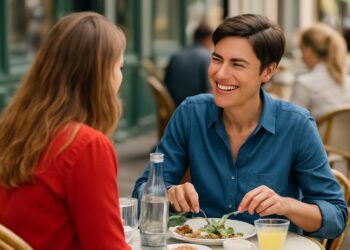 Rencontre inattendue d'Alice Pol et Alessandra Sublet autour d'un déjeuner.