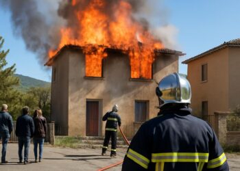 Un incendie dans une maison entraîne la mort d'un homme de 65 ans en Alpes-de-Haute-Provence.