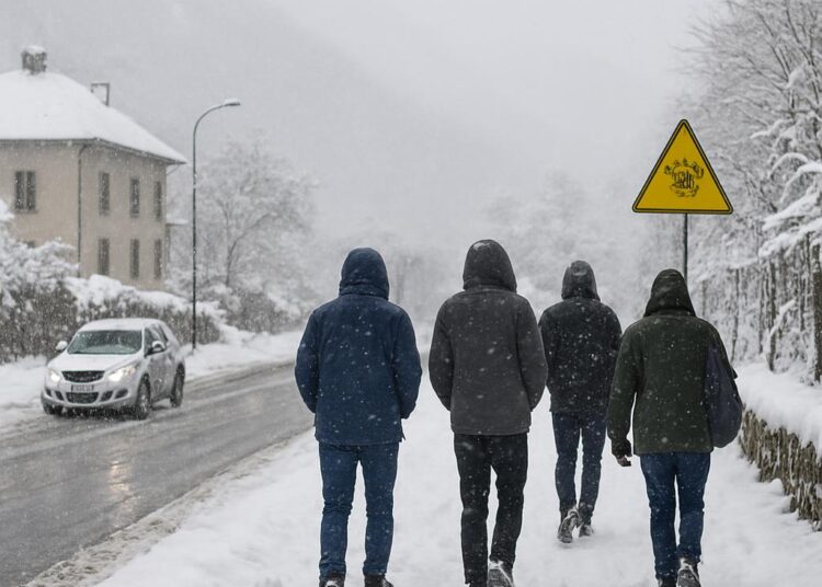 Prévisions météorologiques : neige abondante prévue ce week-end en Isère.