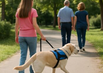 Anneyron. Un chien d'assistance pour une adolescente diabétique, financé par le Lions Club.