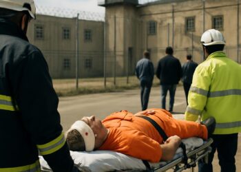 Aiton : Un détenu blessé lors d'un incendie en prison.