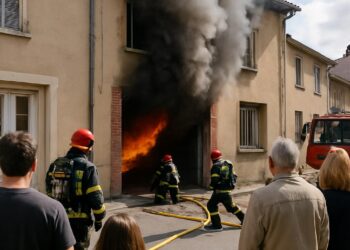 Embrun : un incendie dans les sous-sols d'un bâtiment, acte intentionnel suspecté.