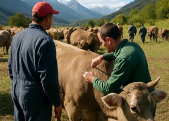 Vaccination de 160 000 bovins en Savoie contre la dermatose nodulaire.