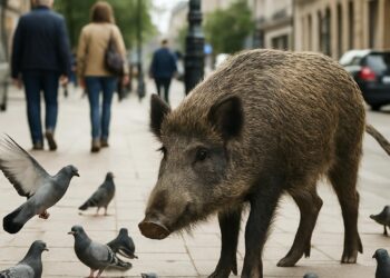 Urbanisation : les sangliers pourraient rivaliser avec pigeons et rats.