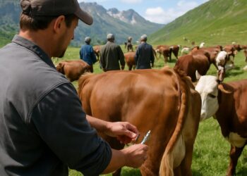Savoie : Vaccination des animaux à leur arrivée en alpages pour nodules.