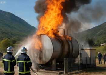 Entrepierres : incendie d'une chaudière au fioul dans les Alpes-de-Haute-Provence.