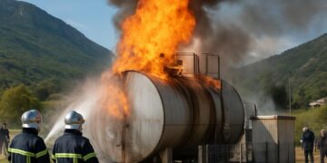 Entrepierres : incendie d'une chaudière au fioul dans les Alpes-de-Haute-Provence.