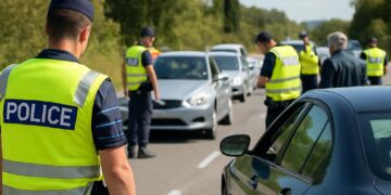 Jeudi matin, 25 conducteurs vérifiés lors de l'opération « carton jaune » en Drôme.