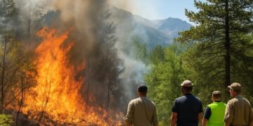 Hautes-Alpes : un feu de sous-bois causé par un écobuage imprudent à Guillestre