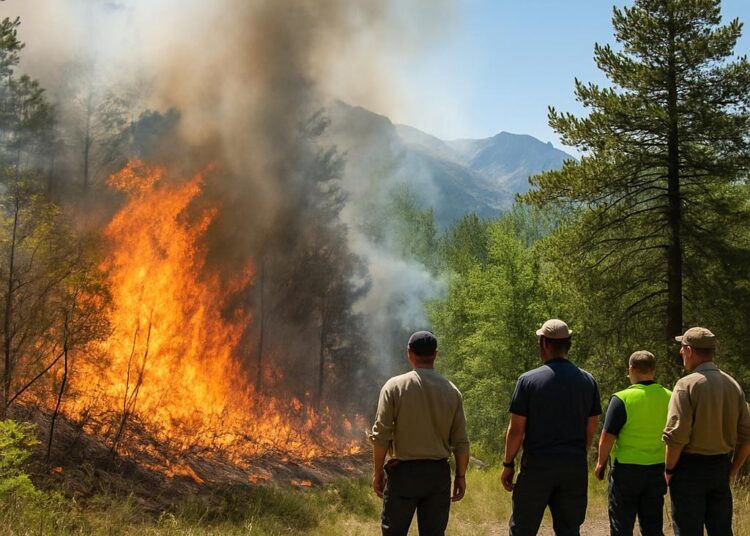 Hautes-Alpes : un feu de sous-bois causé par un écobuage imprudent à Guillestre