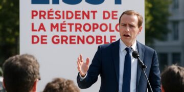 Guillaume Lissy se présente à la présidence de la Métropole de Grenoble, soutenu par une coalition de gauche.