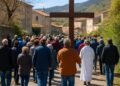 Burzet : De nombreuses personnes ont participé au chemin de croix du Vendredi saint.