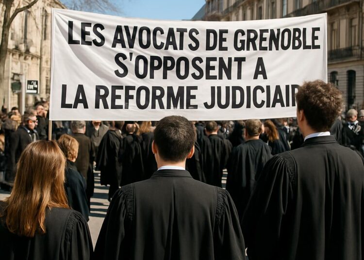 Isère : Les avocats de Grenoble s'opposent à la réforme judiciaire.