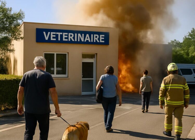 Vaucluse : un feu dans une clinique vétérinaire, les animaux sont sains.
