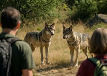 Ardèche : Deux loups aperçus près du col de l'Escrinet, possiblement un couple.
