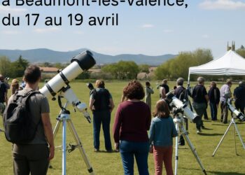 Célébration de l'astronomie à Beaumont-lès-Valence, du 17 au 19 avril.