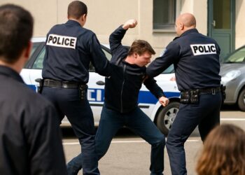 Chambéry : Un individu attaque brutalement deux policiers en garde à vue.
