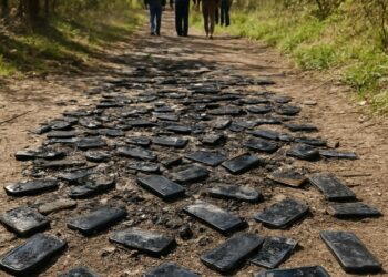 Isère. Une centaine de téléphones détruits par le feu sur un sentier.