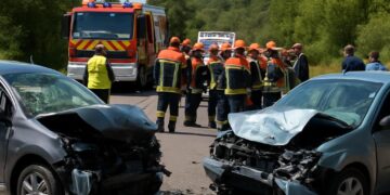 Vaucluse : accident frontal, six blessés et intervention de vingt pompiers.