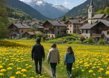 Étonnant : un village savoyard remplace le muguet par des pissenlits.