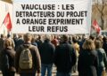 Vaucluse : Les détracteurs du projet à Orange expriment leur refus.