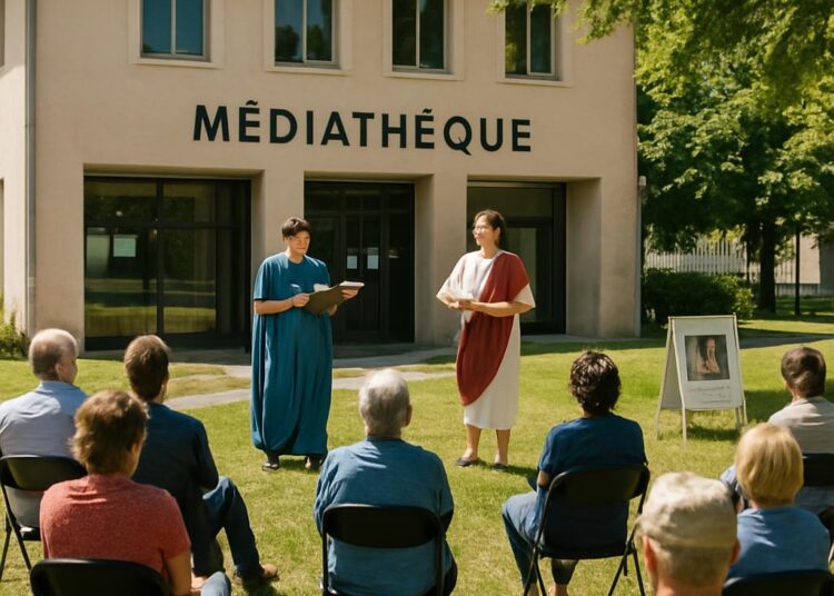 À Romans-sur-Isère, en mai, les médiathèques vibrent aux récits grecs.