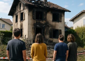 Contamine-sur-Arve : Une maison ravagée par un incendie, famille relogée.
