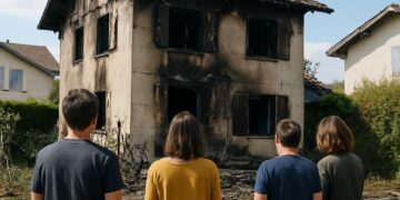 Contamine-sur-Arve : Une maison ravagée par un incendie, famille relogée.