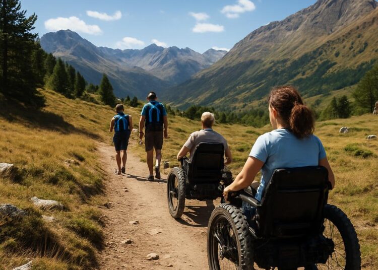 Hautes-Alpes : L'Outdoormix propose des randonnées en fauteuil tout-terrain.