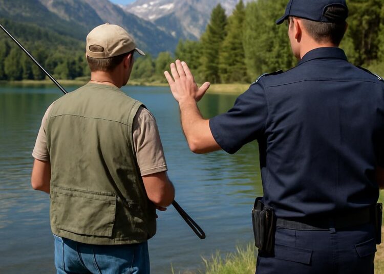 Hautes-Alpes : Un pêcheur sanctionné pour violation des règles lacustres.