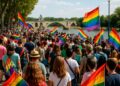 Des photos. Une marée colorée à Avignon pour soutenir les droits LGBTQIA +.