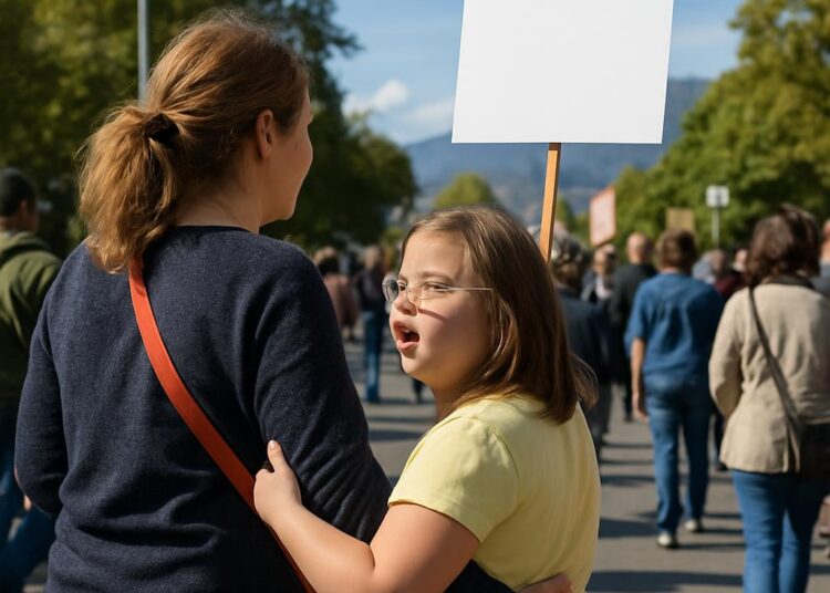 Isère : Une mère se bat pour sa fille atteinte de trisomie 21.