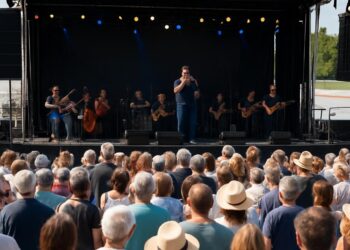 Cinquante artistes des Hautes-Alpes se produisent au Vélodrome avec Patrick Fiori.