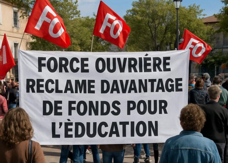 Vaucluse : Force Ouvrière réclame davantage de fonds pour l'éducation.