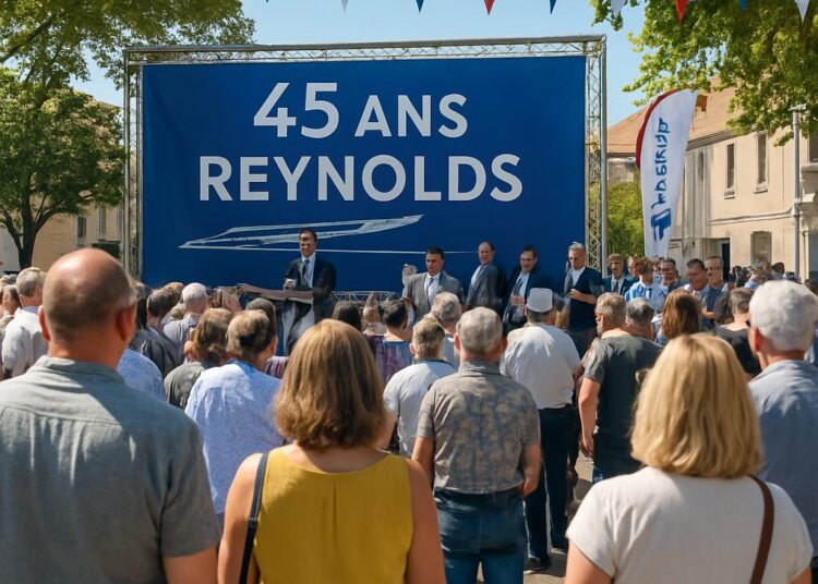 Valence | Pont-de-l’Isère. Célébration des 45 ans des stylos Reynolds.