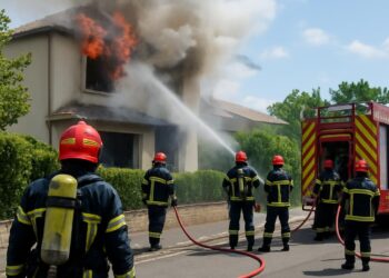 Guilherand-Granges : intervention de 20 pompiers pour un incendie résidentiel